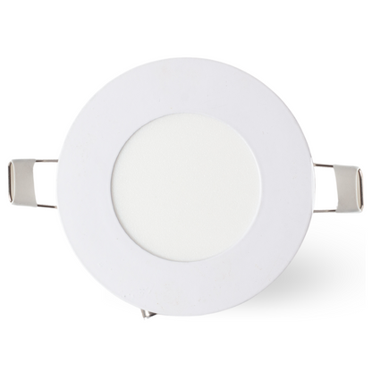 EBELI Lampara redonda LED luz cálida 3000K 3 WATT para empotrar interiores