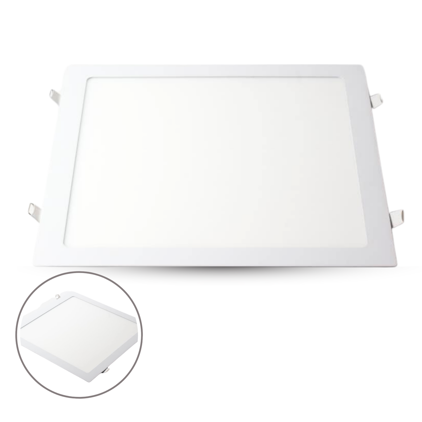 EBELI Panel embutido cuadrado LED Blanco 6500K 24 WATT para interiores